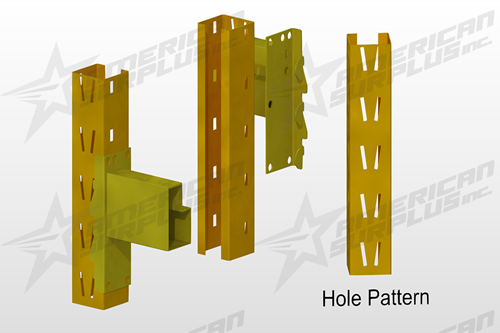  Used Penco Pallet Rack Beams